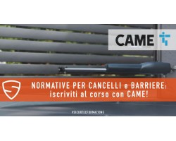 Normative per cancelli e barriere: iscriviti al corso CAME a Bergamo